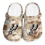 personalized san antonio spurs desert camo clog best selling