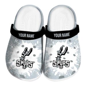 personalized san antonio spurs splash art clog best selling