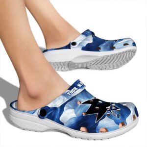 personalized san jose sharks ocean waves clog fashion forward