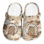 personalized san jose state spartans desert camo clog best selling