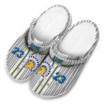 personalized san jose state spartans pinstripe pattern clog best selling