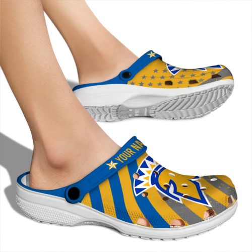 personalized san jose state spartans star spangled graphic clog fashion forward