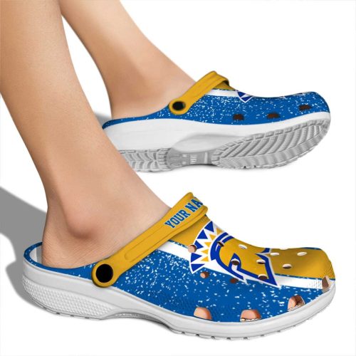 personalized san jose state spartans vertical stripes clog fashion forward