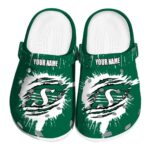 personalized saskatchewan roughriders splash motif background clog best selling