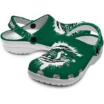 customized buffalo bulls paint splatter graphics clog best selling