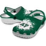 personalized saskatchewan roughriders splatter background clog best selling