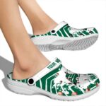 personalized saskatchewan roughriders zigzag paint burst clog best selling