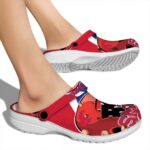 personalized smu mustangs baseball helmet clog best selling