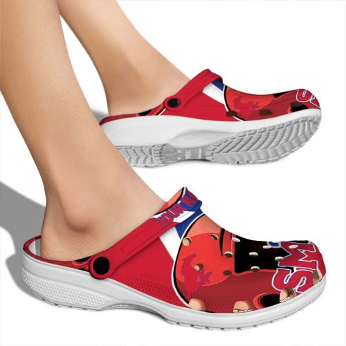 personalized smu mustangs baseball helmet clog fashion forward