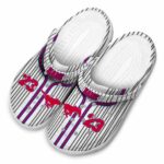 personalized smu mustangs pinstripe pattern clog best selling