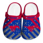 personalized smu mustangs star spangled graphic clog best selling