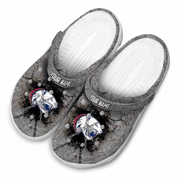 personalized south alabama jaguars cracked ground texture clog latest model