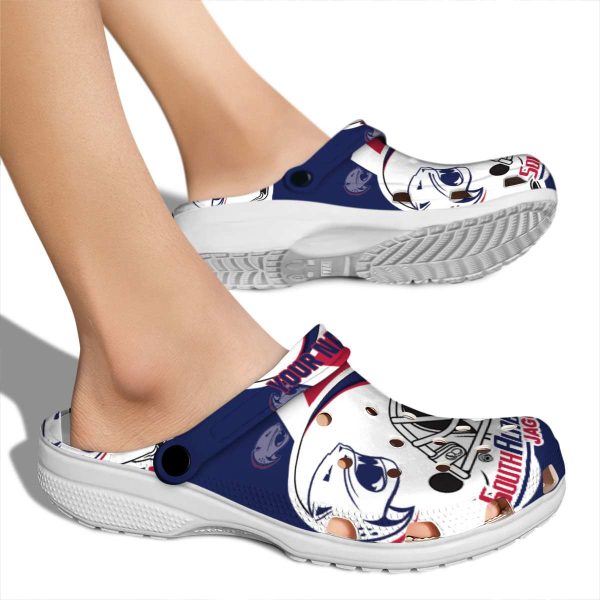personalized south alabama jaguars football helmet clog fashion forward