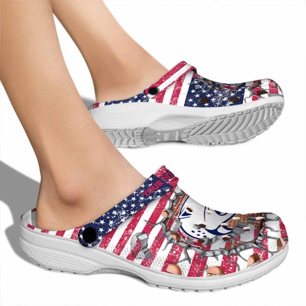 personalized south alabama jaguars freedom splinter clog fashion forward