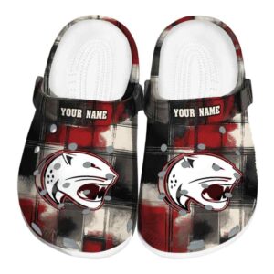 personalized south alabama jaguars plaid fusion clog best selling