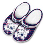 personalized south alabama jaguars zigzag paint burst clog best selling