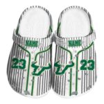 personalized south florida bulls pinstripe pattern clog best selling
