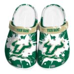 personalized south florida bulls splatter pattern clog best selling