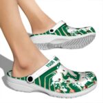personalized south florida bulls zigzag paint burst clog best selling