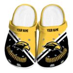 personalized southern miss golden eagles baseball motif clog best selling