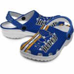 personalized st louis blues contrasting stripes clog best selling