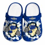 personalized st louis blues gripping hand clog best selling