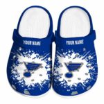 personalized st louis blues splatter background clog best selling