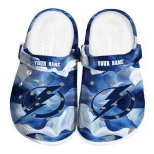 personalized tampa bay lightning ocean waves clog best selling