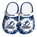 personalized tampa bay lightning splash art clog best selling