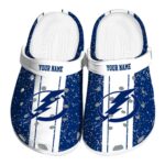 personalized tampa bay lightning vertical stripes clog best selling