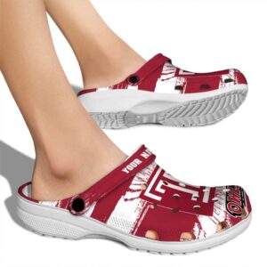 personalized temple owls paint splatter graphics clog fashion forward