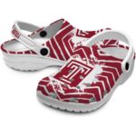 personalized temple owls zigzag paint burst clog best selling
