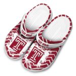 personalized temple owls zigzag paint burst clog best selling