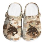 personalized texas state bobcats desert camo clog best selling