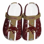 personalized texas state bobcats vertical stripes clog best selling