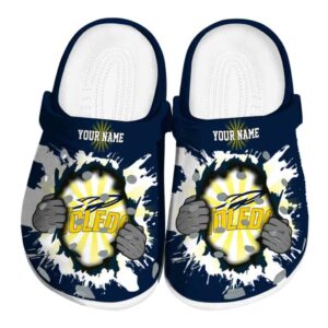 personalized toledo rockets gripping hand clog best selling