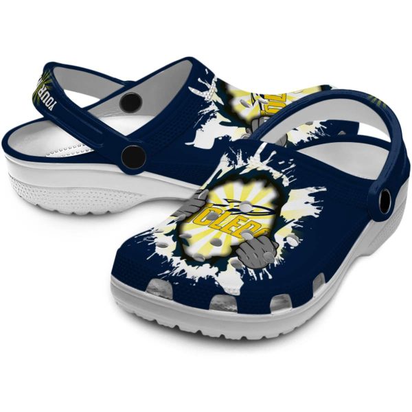 personalized toledo rockets gripping hand clog high quality
