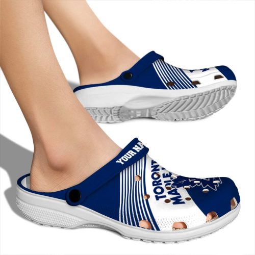 personalized toronto maple leafs vibrant dual tone clog fashion forward