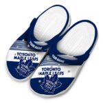 personalized toronto maple leafs vibrant dual tone clog best selling