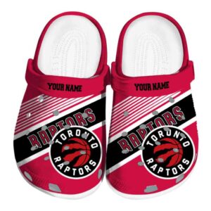 personalized toronto raptors vibrant dual tone clog best selling