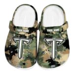 personalized troy trojans camouflage craze clog best selling