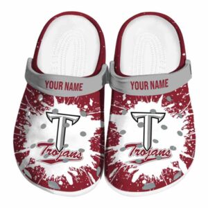 personalized troy trojans splash art clog best selling