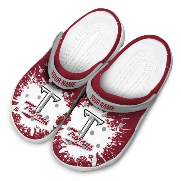 personalized troy trojans splash art clog latest model