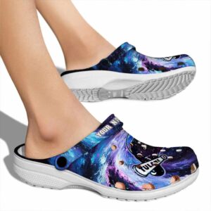 personalized tulane green wave galaxy swirl clog fashion forward