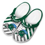 personalized tulane green wave star spangled graphic clog best selling