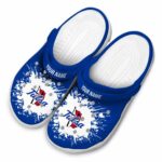 personalized tulsa golden hurricane splatter background clog best selling