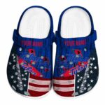 personalized tulsa golden hurricane star spangled side pattern clog best selling