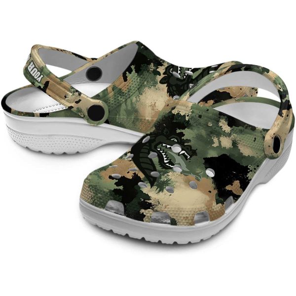 personalized uab blazers camouflage craze clog high quality