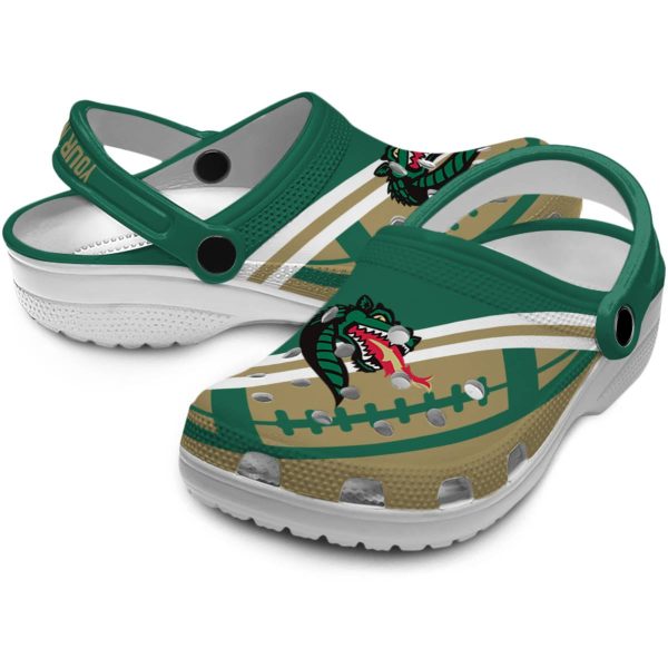 personalized uab blazers football motif clog high quality