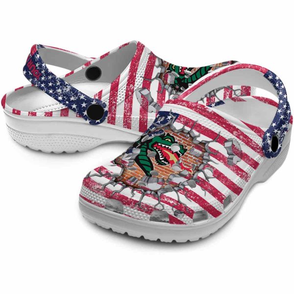 personalized uab blazers freedom splinter clog high quality